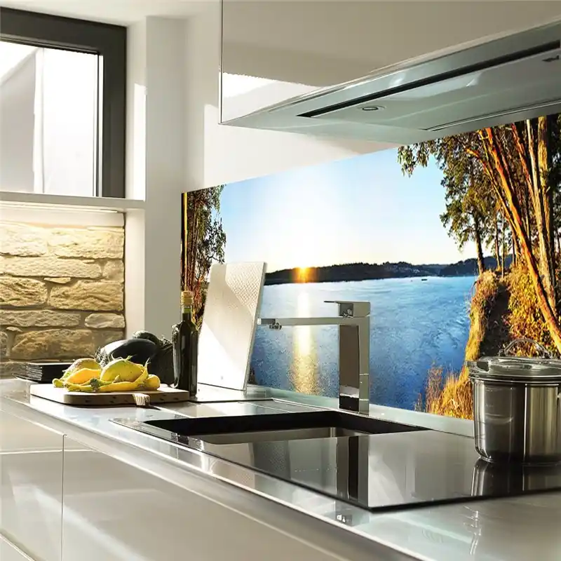 Gratis Versand Glas Küchenrückwand 6 mm ESG Motive KRWM-0821