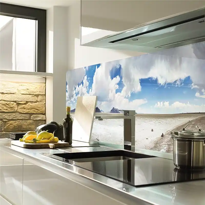 Glas Küchenrückwand 6 mm ESG Motive KRWM-0943 Garantierte Lieferung