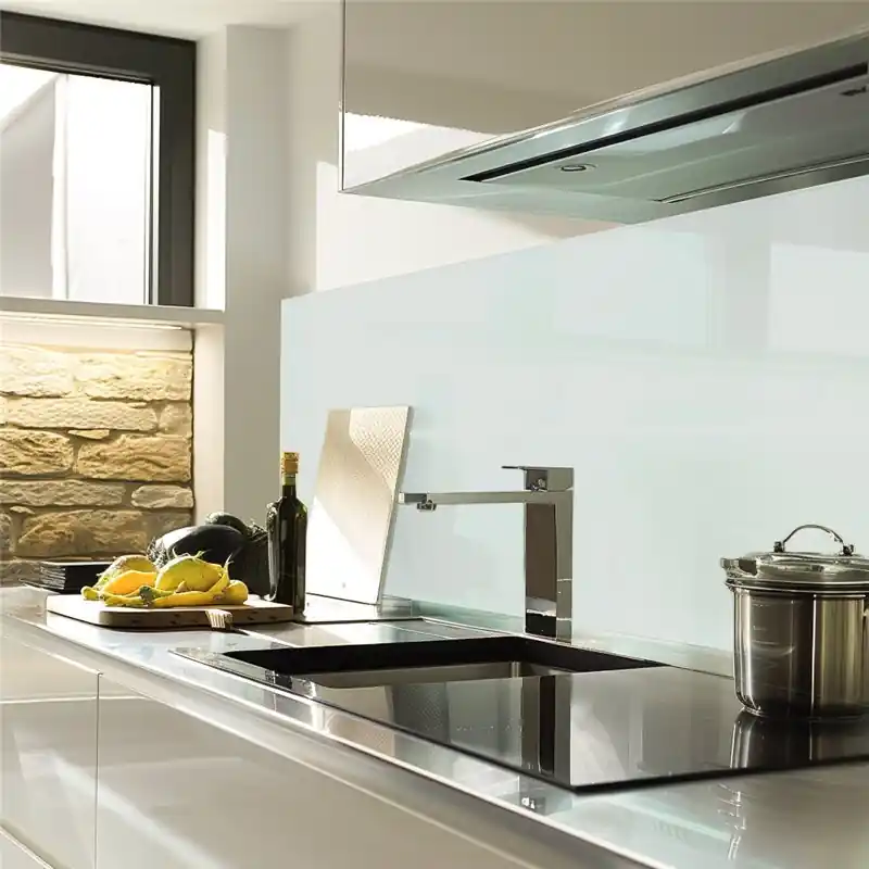 Sofort Bestellen Küchenrückwand Glas 6 mm ESG Ral-Töne KRWR-7035