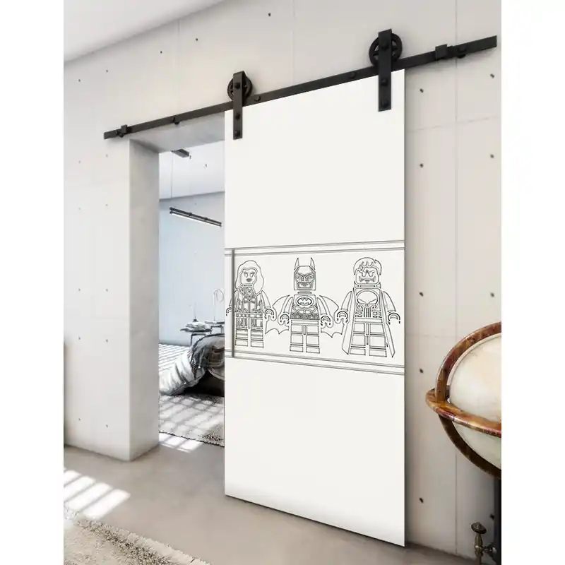 Holzschiebetür Barn-Line - Weiss Model 2063 Kostenloser Rückversand