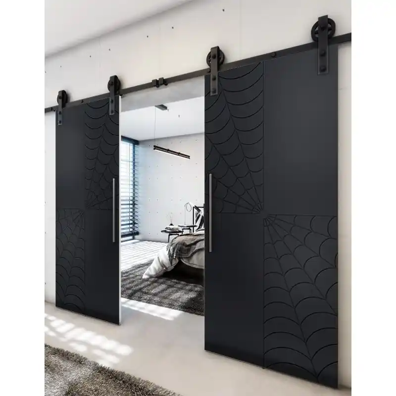 Begrenztes Angebot Holzschiebetür Barn-Line - Schwarz Model 3076