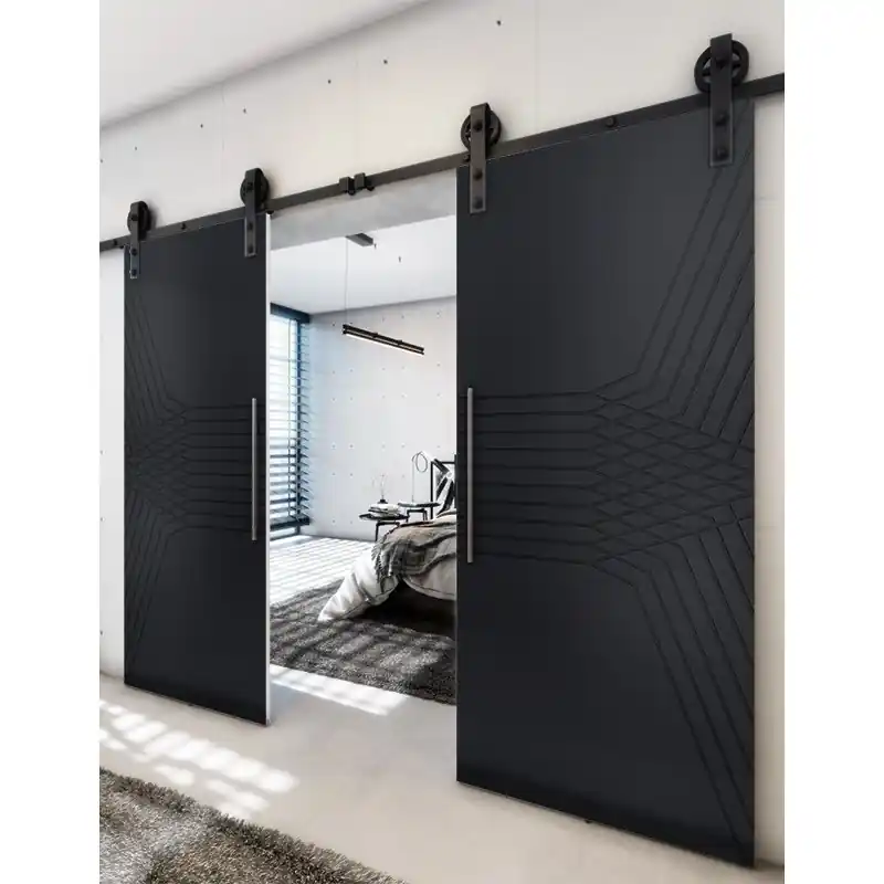 Sichere Zahlung Holzschiebetür Barn-Line - Schwarz Model 3085