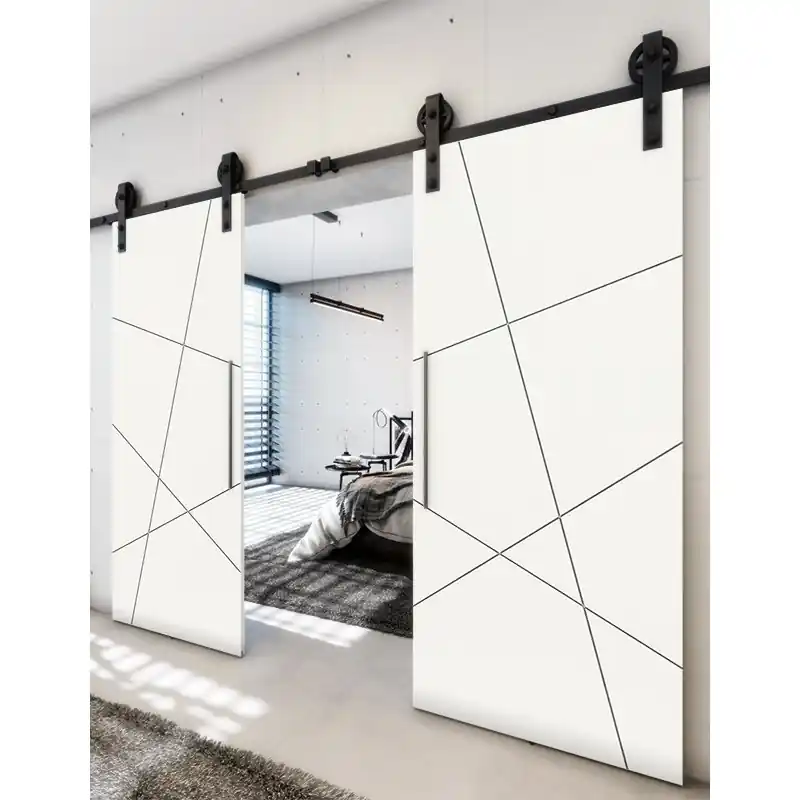 Neu Im Sortiment Holzschiebetür Barn-Line - Weiss Model 3011