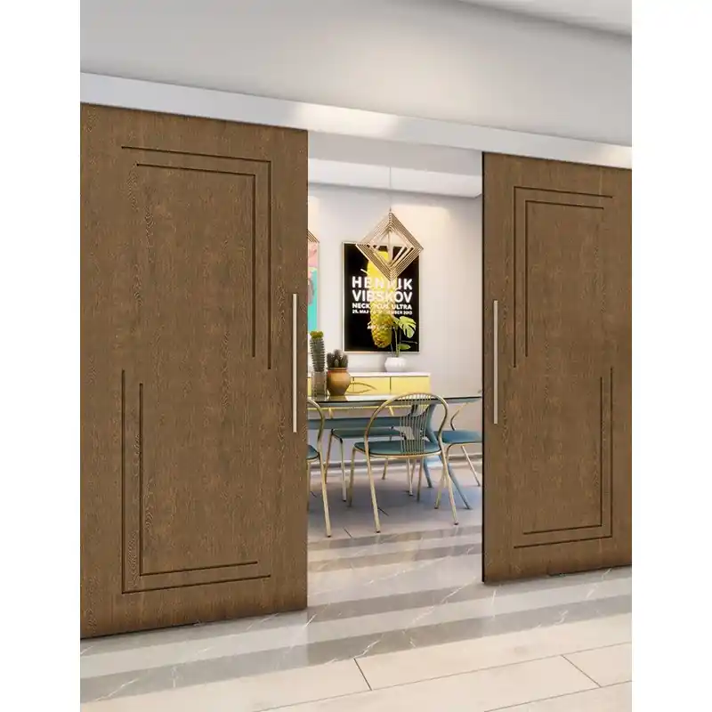 Sofort Bestellen Holzschiebetür Eco-Line - Nussbaum Model 4065