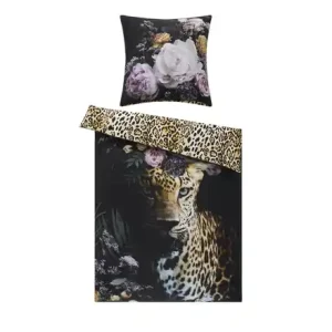 indigo Mako-Satin Wende-Bettwäsche Leo Love Meistverkauft