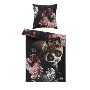 Sonderangebot indigo Mako-Satin Wende-Bettwäsche