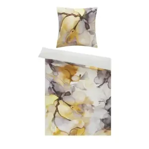 indigo Mako-Satin Wendebettwäsche Floral Waves Nur Für Kurze Zeit