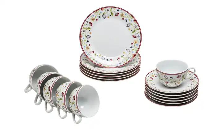 Ritzenhoff & Breker Kaffeeservice, 18-teilig Shanti Kostenloser Versand