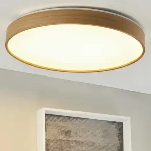 Knallerangebot KHG LED-Deckenleuchte, 1-flammig, Eichenholz ´groß´