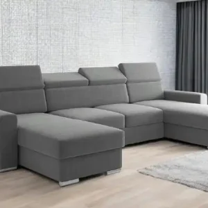 Kostenloser Versand Wohnlandschaft mit Schlaffunktion Valencia