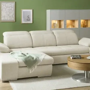 Knallerangebot Twist Ecksofa aus Mikrofaser Avilla