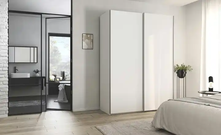 Kollektion Kraft Schwebetürenschrank inklusive Zubehör Abverkauf
