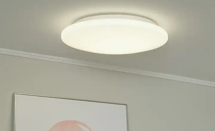 Garantierte Lieferung Bad-Deckenleuchte, 1-flammig, Sterneneffekt
