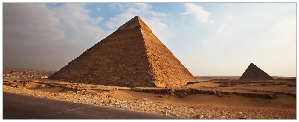 Wandbild aus Acryl Alte Pyramide in Ägypten 60cm x 90cm Top-Angebot