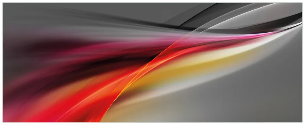 Heißes Angebot Glasbild Schwarz rot pink - Abstraktes Design 50 cm Durchmesser. rund