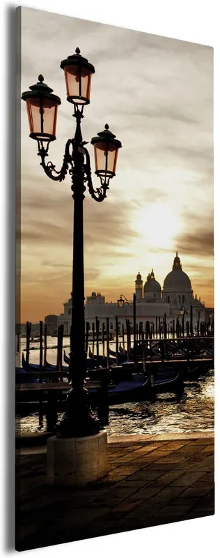 Top-Preis Leinwandbild Venedig - Lagune bei Sonnenuntergang 60 x 90 cm