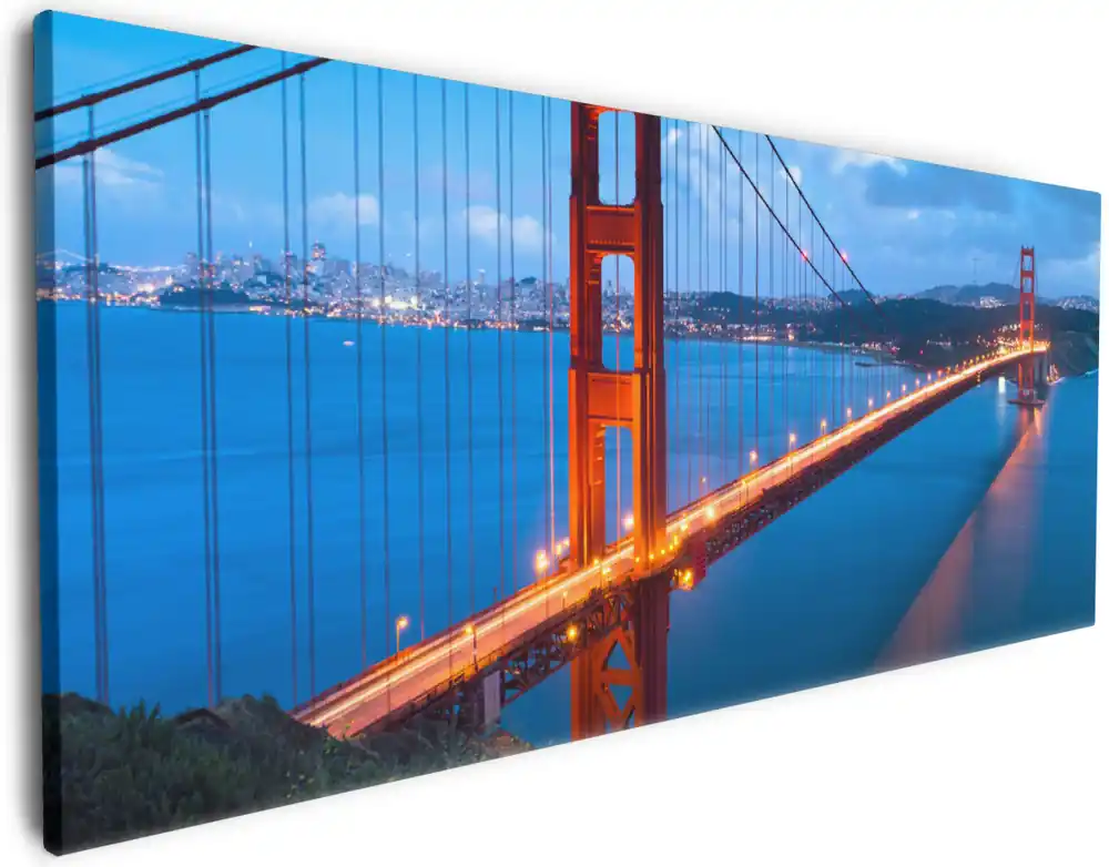 Leinwandbild Golden Gate Bridge in San Francisco USA 60 x 90 cm Preisknaller