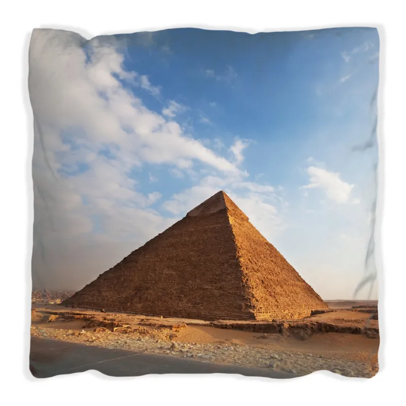 Jetzt Bestellen Kissen Alte Pyramide in Ägypten 60 x 60 cm, schwarz