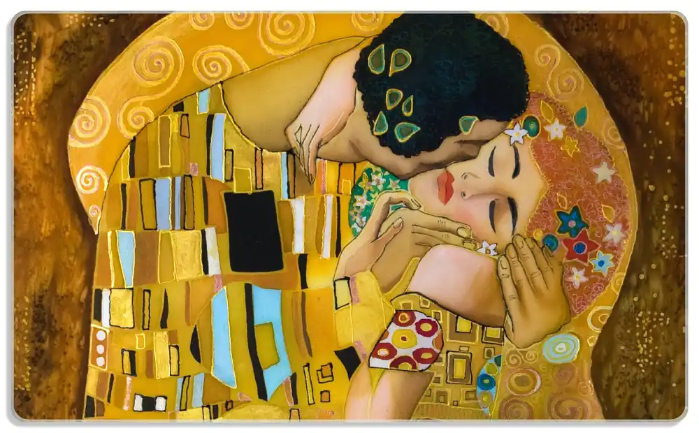 Frühstücksbrettchen Der Kuss von Klimt 1 Stück Kostenfreie Lieferung