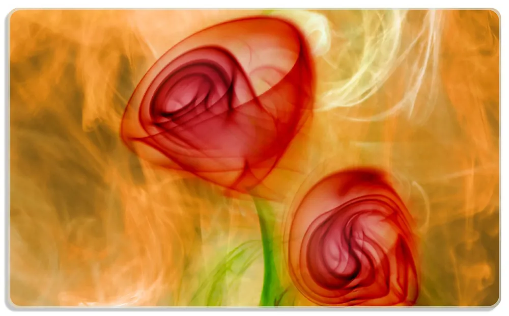 Bestseller Frühstücksbrettchen Abstrakte Rosen 6 Sück