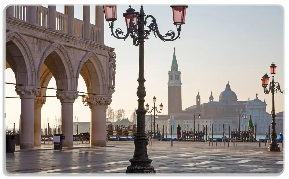 Frühstücksbrettchen Venedig - Dogenpalast, Markusplatz und San Giorgio Maggiore II 1 Stück Wochenendangebot