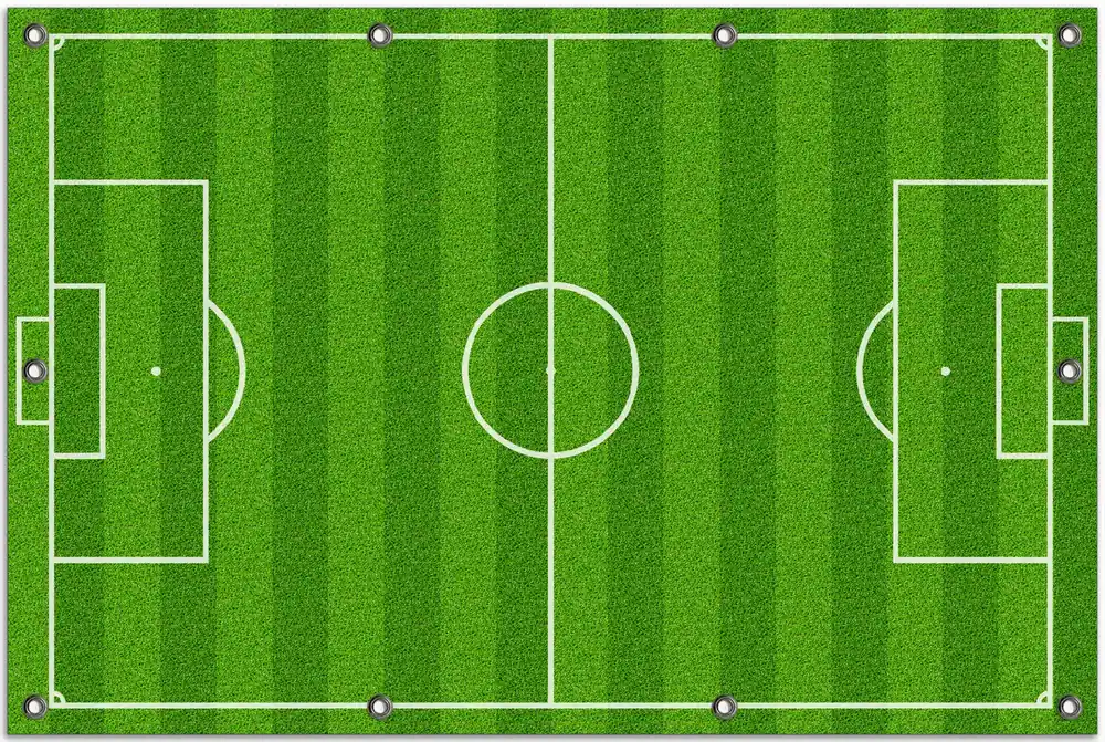 Top-Seller Gartenposter Fußballfeld 80 x 120 cm