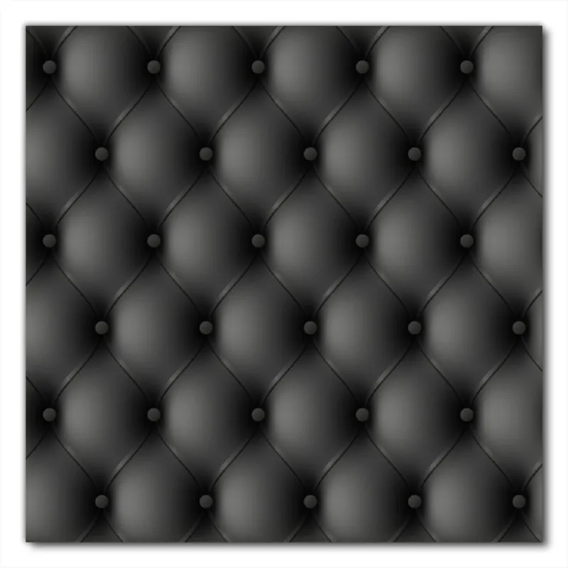 Selbstklebende Möbelfolie Schwarze Ledertür 70 x 70 cm Heißes Angebot