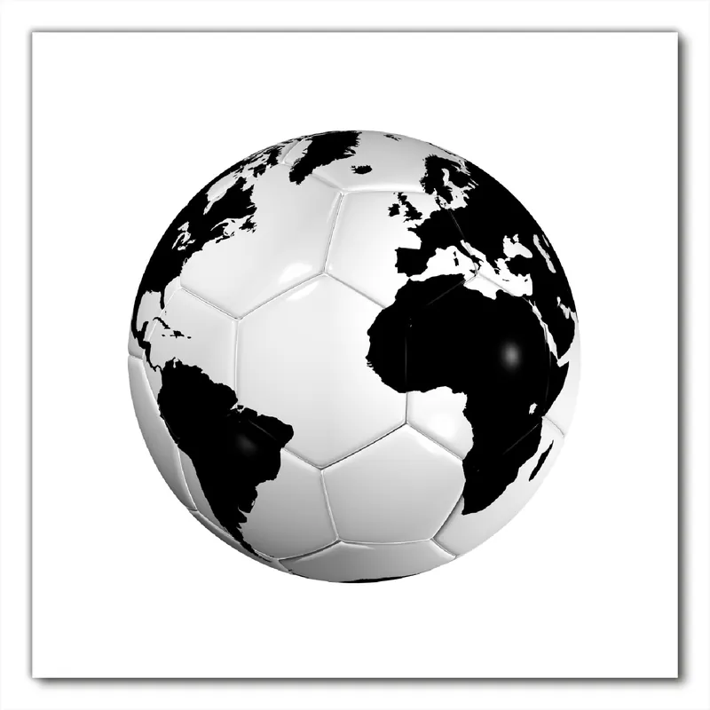 Selbstklebende Möbelfolie Planet Fußball 50 x 50 cm Kostenfreie Lieferung