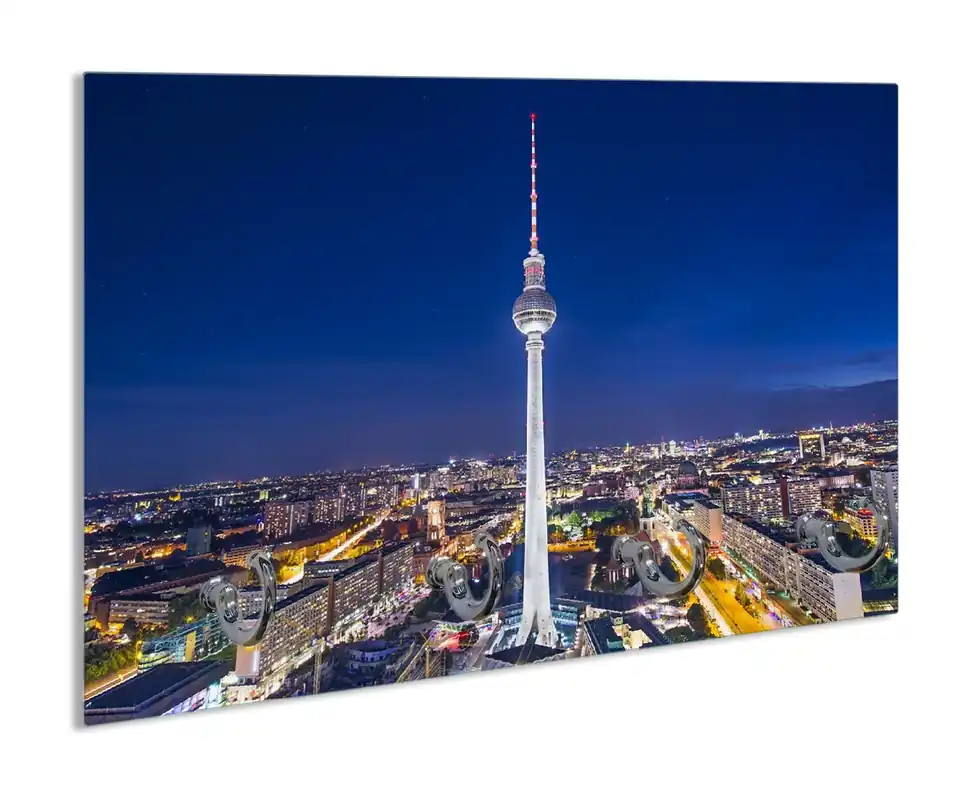 Schlüsselbrett Fernsehturm Berlin bei Nacht Direktkauf