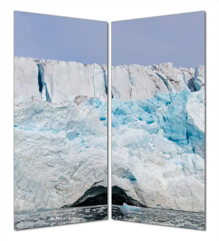 Duschrückwand Gletscher im arktischen Meer 180 x 180 cm, 2-teilig Wochenendangebot