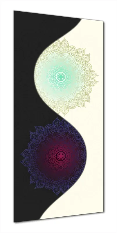 Sonderangebot Duschrückwand Mandalas - Yin Yang 70 x 180