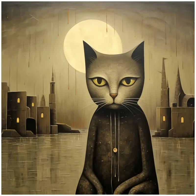 Geprüft Kühlschranksticker Nachtwächter der Stille 60 x 60 cm, Selbstklebende Folie