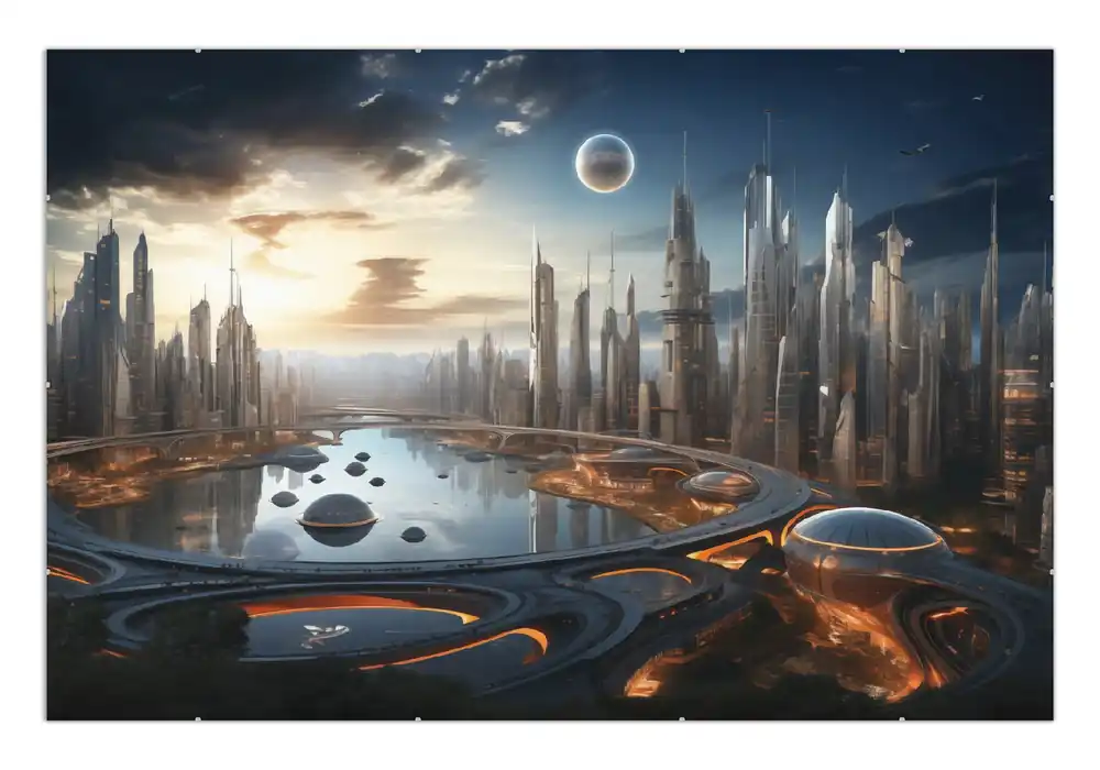 Beliebt Poster Morgendämmerung der Zukunft 100 x 150 cm