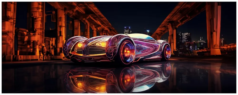 Selbstklebendes Poster Lichtspiel-Roadster 80 x 200 cm Neu Im Sortiment