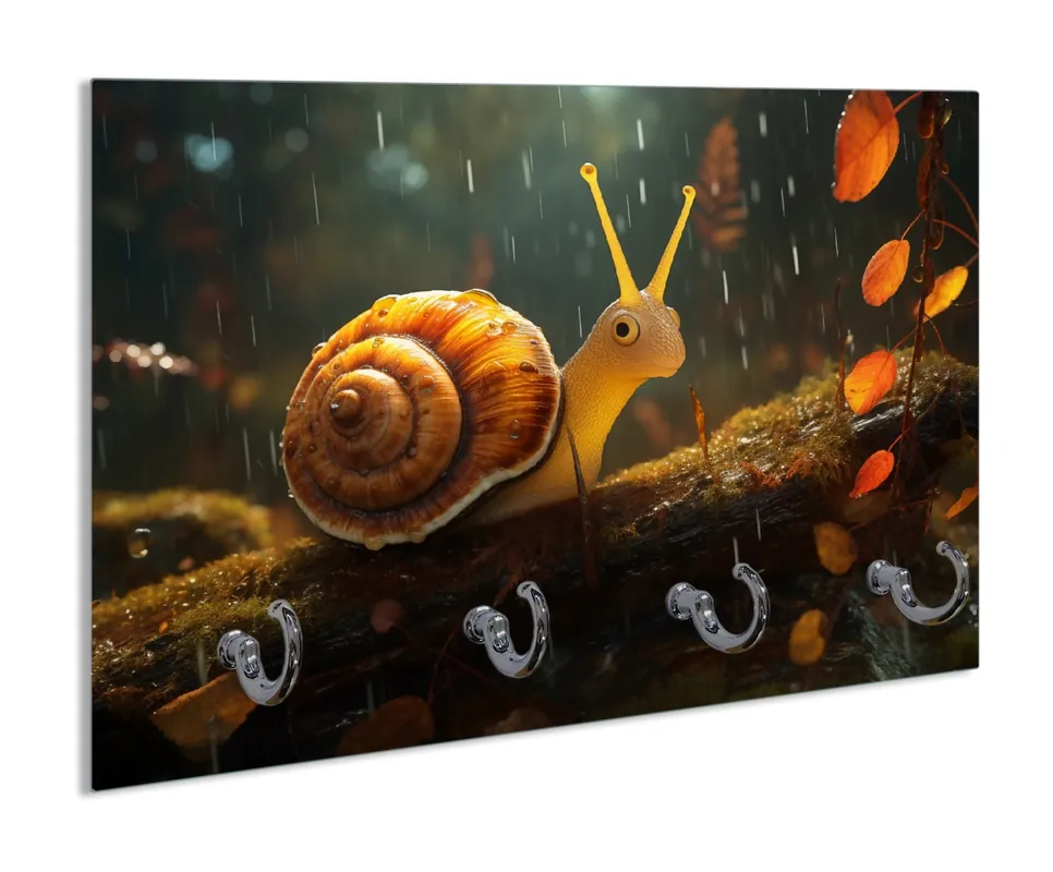 Schlüsselbrett Snail on Tree Nur Für Kurze Zeit