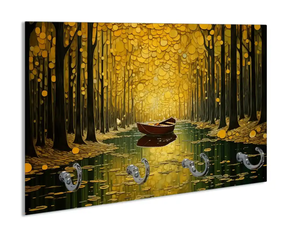 Ausverkauf Schlüsselbrett Boot im goldenen Licht