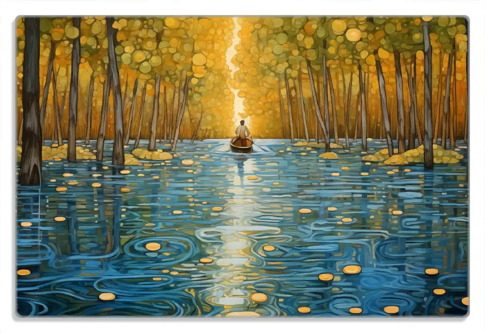 Frühstücksbrettchen Reise durch das Lichtermeer 1 Stück Nur Für Kurze Zeit