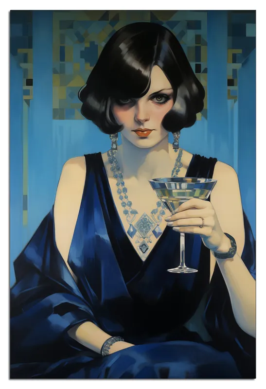 Wochenendangebot Selbstklebendes Poster Epoche der Eleganz 100 x 150 cm