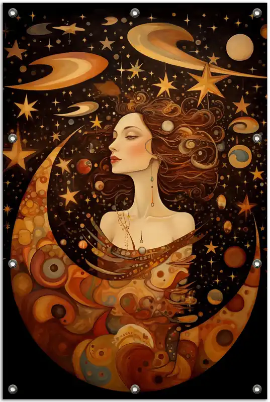 Gartenposter Kosmische Eleganz 80 x 120 cm Neue Kollektion