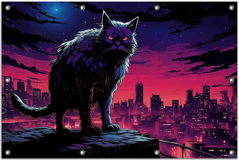 Gartenposter Hüterin der Nacht 80 x 120 cm Schneller Versand