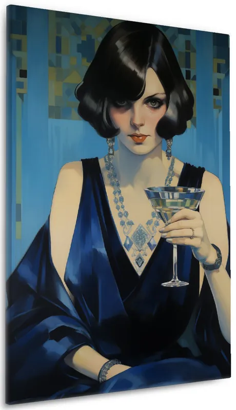 Letzte Chance Leinwandbild Epoche der Eleganz 60 x 90 cm