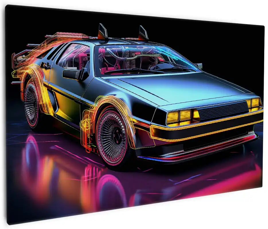 Leinwandbild Mobile Zeitmaschine 60 x 90 cm Online Kaufen