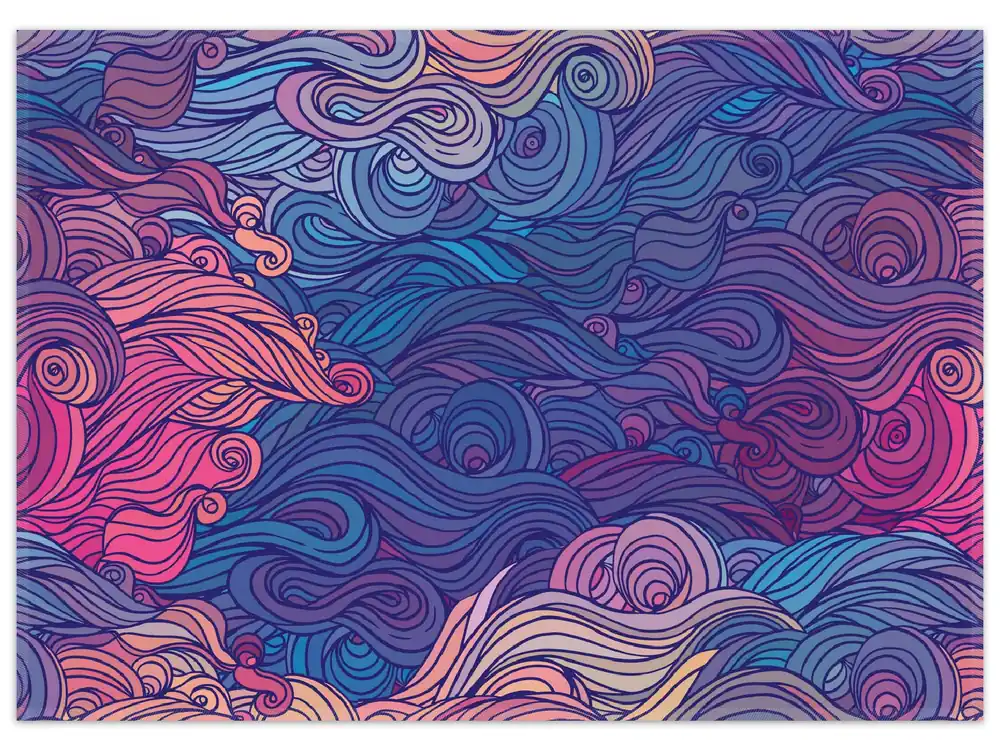 Direkt Vom Hersteller Teppich Fantasievoller Wirbel 50 x 70 cm