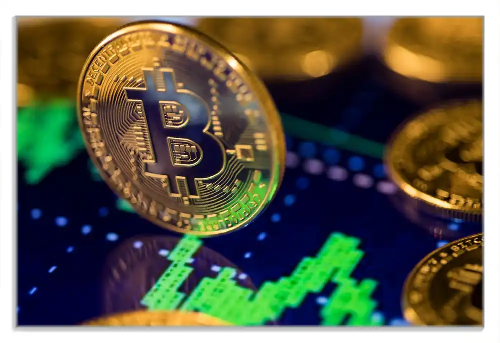 Frühstücksbrettchen Bitcoin im Marktgeschehen 6 Sück Solange Der Vorrat Reicht