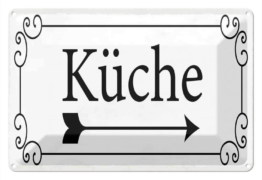Saisonangebot Metallbild Blechschild Hinweis 20x30 cm Küche Pfeil rechts Deko Schild 20 x 30 cm