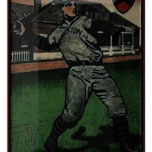 Abverkauf Metallbild Blechschild Retro 20x30cm Princeton Baseball 20 x 30 cm