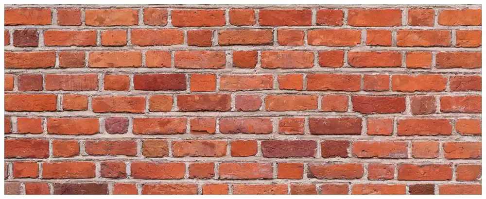 Neu Poster Rote Ziegelsteinwand - Backsteine 70 x 100 cm