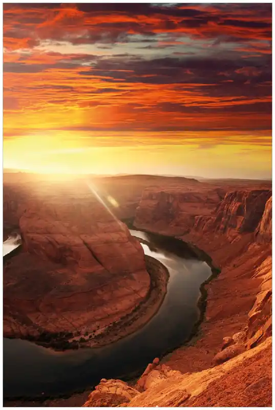 Online Kaufen Poster Grand Canyon bei Sonnenuntergang 61 x 91,5 cm
