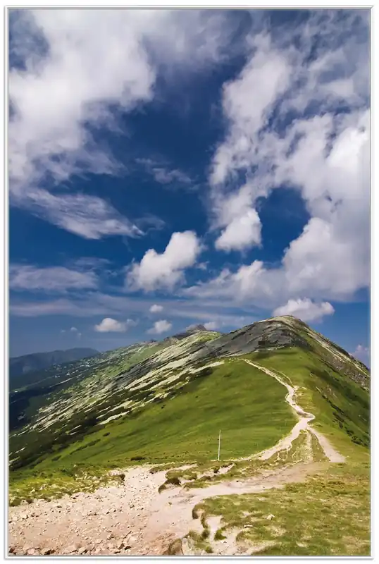 Poster Alpenluft 40 x 50 cm, mit weißem Aluminumrahmen Solange Der Vorrat Reicht