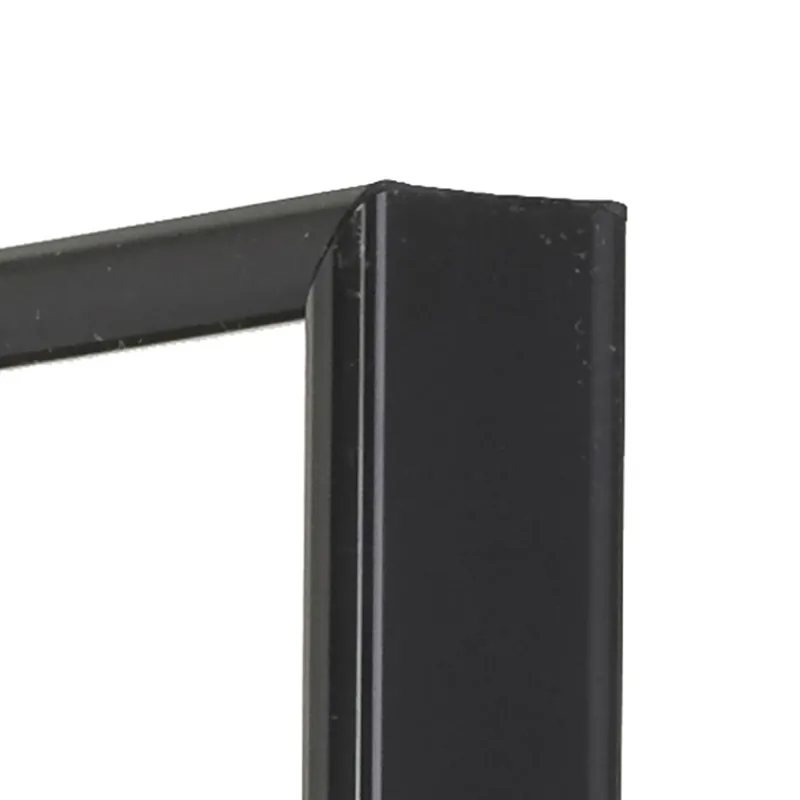 Poster Pferd im Stall 40 x 50 cm, mit schwarzem Aluminiumrahmen Geprüft